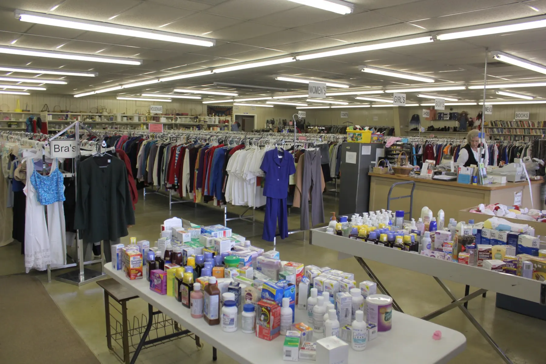 A selection of donated items